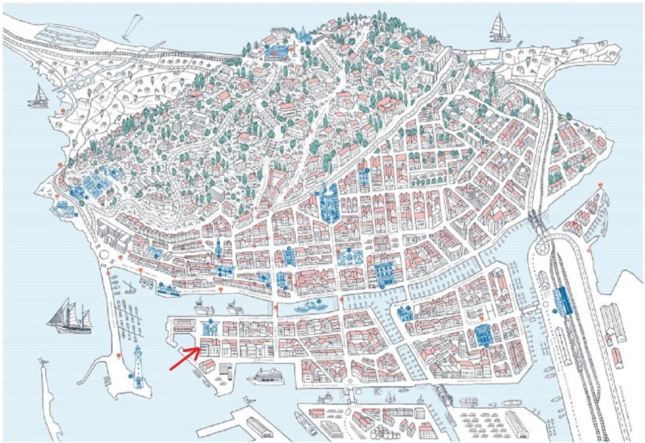 Vue Port Et Mer, Centre-Ville, Au Calme, Garage سُت المظهر الخارجي الصورة